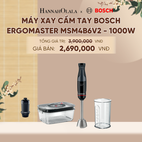  [MỚI] MÁY XAY CẦM TAY BOSCH ERGOMASTER MSM4B6V2 - 1000W - A1311 