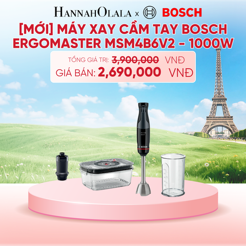  [MỚI] MÁY XAY CẦM TAY BOSCH ERGOMASTER MSM4B6V2 - 1000W - B216 