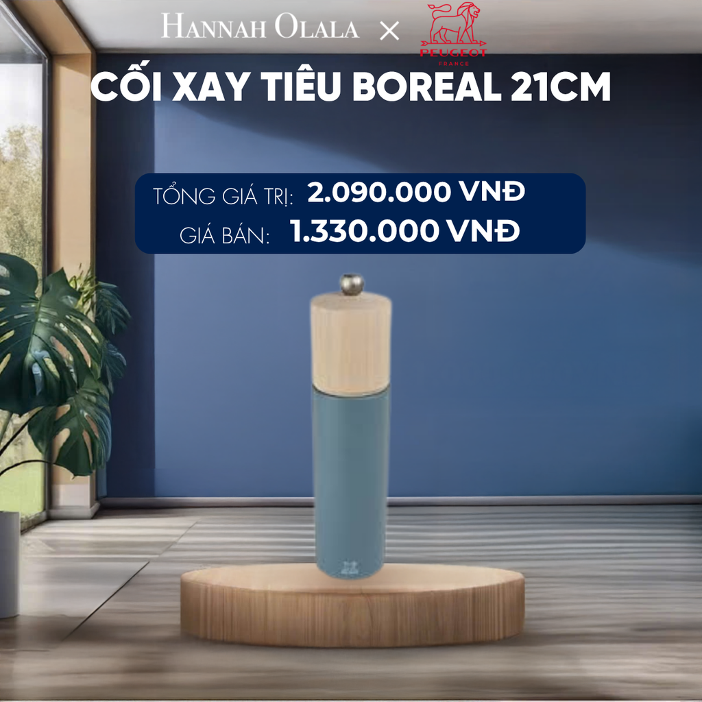  CỐI XAY TIÊU BOREAL 21CM 