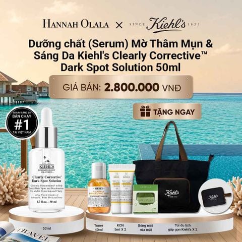  DƯỠNG CHẤT (SERUM) VITAMIN C GIÚP DA TRÔNG CĂNG BÓNG SAU 7 NGÀY KIEHL'S CLEARLY CORRECTIVE™ DARK SPOT SOLUTION 50ML_ D1003 