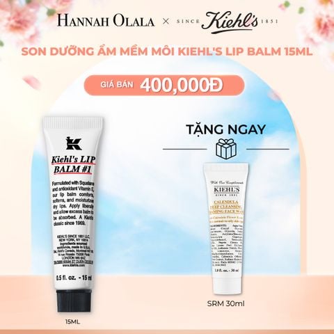  A385_DEAL 25: SON DƯỠNG ẨM MỀM MÔI KIEHL'S LIP BALM 15ML 