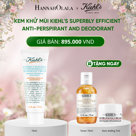  DEAL 8: KEM KHỬ MÙI KIEHL'S SUPERBLY EFFICIENT ANTI-PERSPIRANT AND DEODORANT 