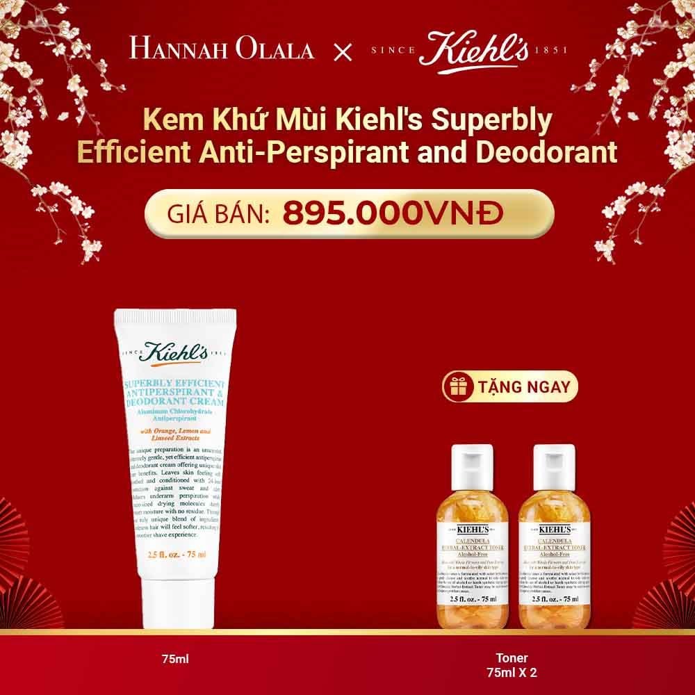  DEAL 14: KEM KHỬ MÙI KIEHL'S SUPERBLY EFFICIENT ANTI-PERSPIRANT AND DEODORANT 