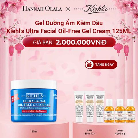  DEAL 8: GEL DƯỠNG ẨM KIỀM DẦU 24H KIEHL'S ULTRA FACIAL OIL-FREE GEL CREAM 125ML 