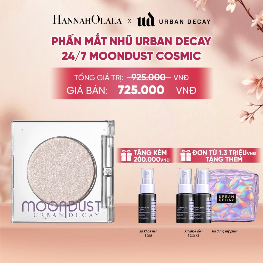  PHẤN MẮT NHŨ URBAN DECAY 24/7 MOONDUST COSMIC MÀU TRẮNG ÁNH KIM CƯƠNG - HIỆU ỨNG KIM CƯƠNG SIÊU LẤP LÁNH - A2164 