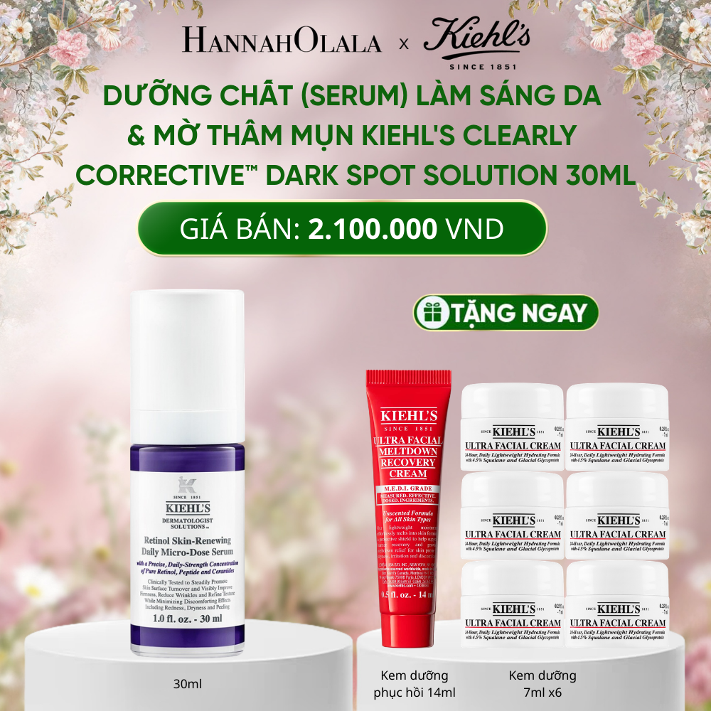  E1023_DEAL 11: TINH CHẤT CHỐNG LÃO HÓA GIÚP TÁI TẠO & GIÚP DA SĂN CHẮC ĐÀN HỒI KIEHL’S RETINOL MICRO-DOSE 30ML 