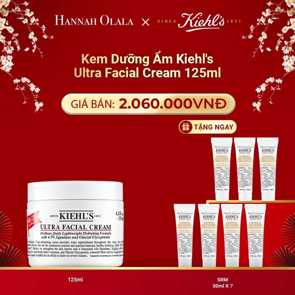  DEAL 4: KEM DƯỠNG ẨM SÂU 72H & PHỤC HỒI NHANH KIEHL'S ULTRA FACIAL CREAM 125ML 