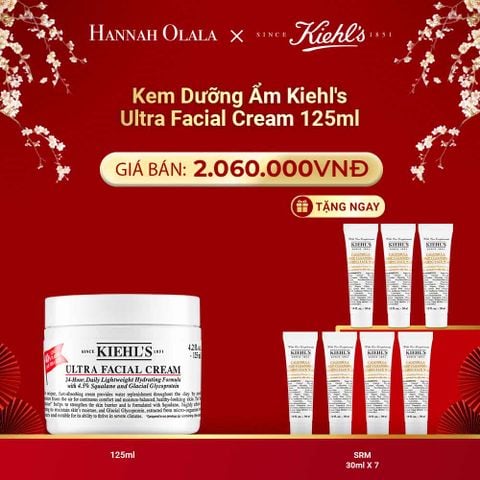  DEAL 4: KEM DƯỠNG ẨM SÂU 72H & PHỤC HỒI NHANH KIEHL'S ULTRA FACIAL CREAM 125ML 