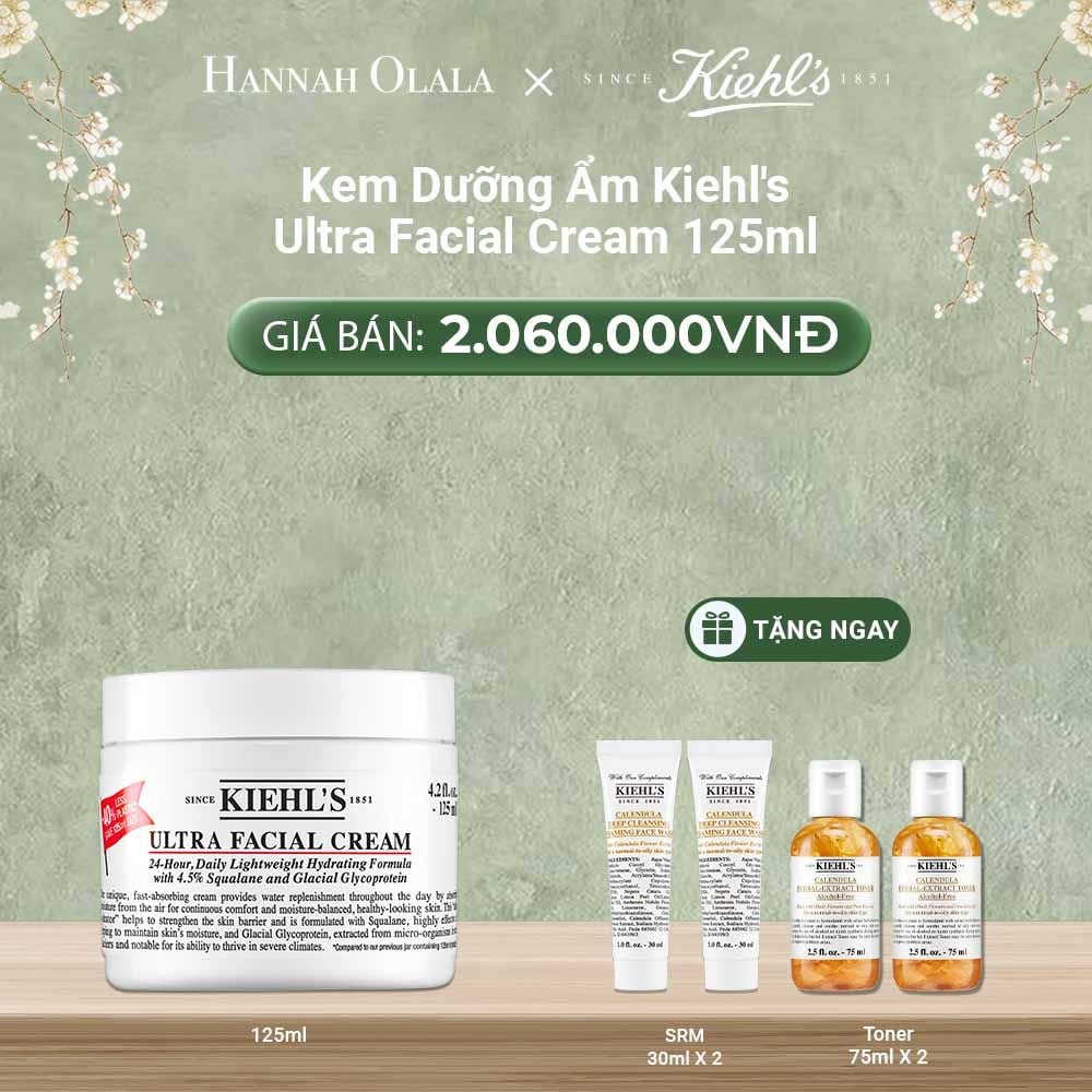  DEAL 5: KEM DƯỠNG ẨM SÂU 72H & PHỤC HỒI NHANH KIEHL'S ULTRA FACIAL CREAM 125ML 