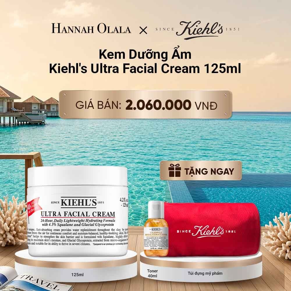  KEM DƯỠNG ẨM SÂU 72H & PHỤC HỒI NHANH KIEHL'S ULTRA FACIAL CREAM 125ML_ D1000 
