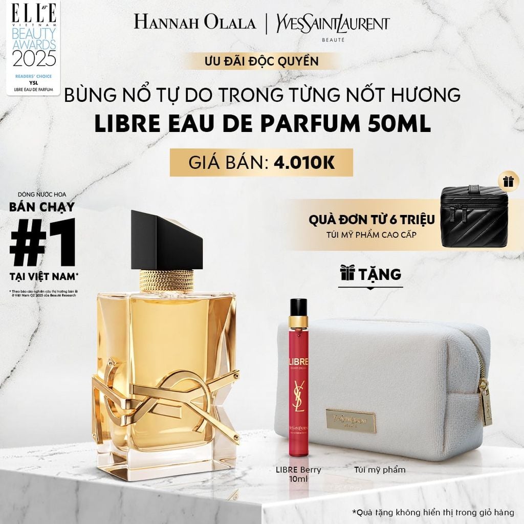  NƯỚC HOA YSL LIBRE EDP 50ML - A1937 