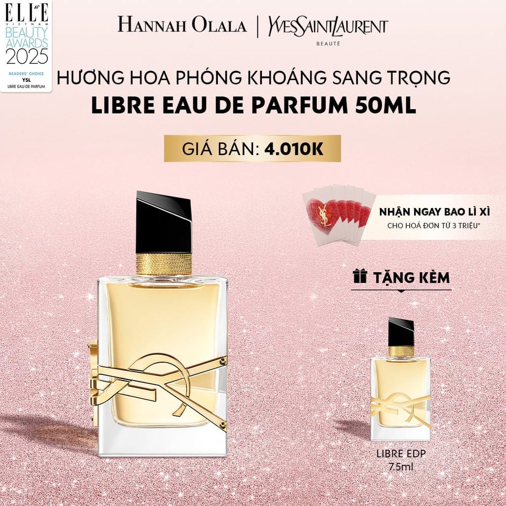  DEAL 3: NƯỚC HOA YSL LIBRE EDP 50ML 