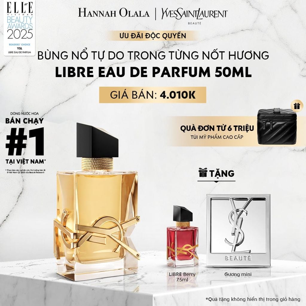  NƯỚC HOA YSL LIBRE EDP 50ML - A1460 
