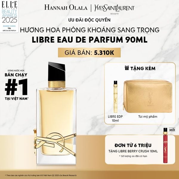  E55_DEAL 2: NƯỚC HOA YSL LIBRE EDP 90ML 