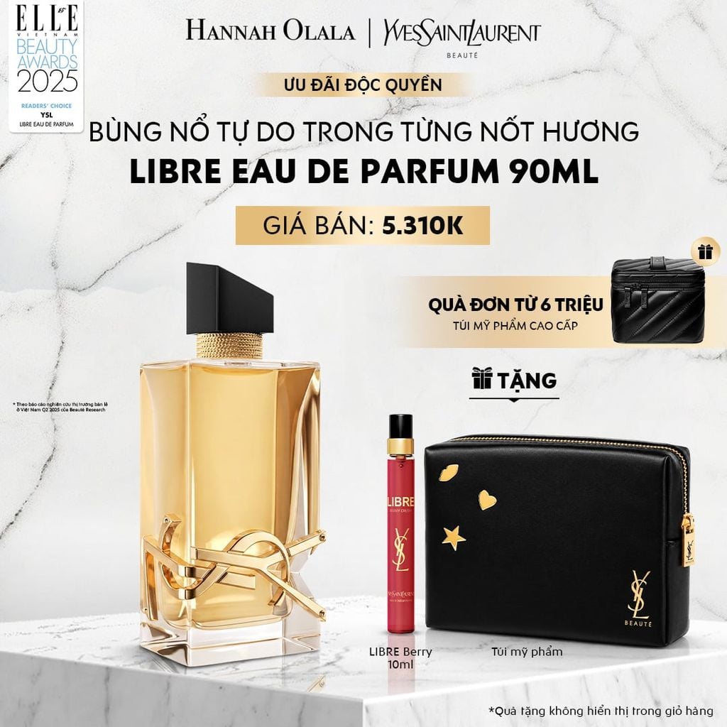  NƯỚC HOA YSL LIBRE EDP 90ML - A1938 