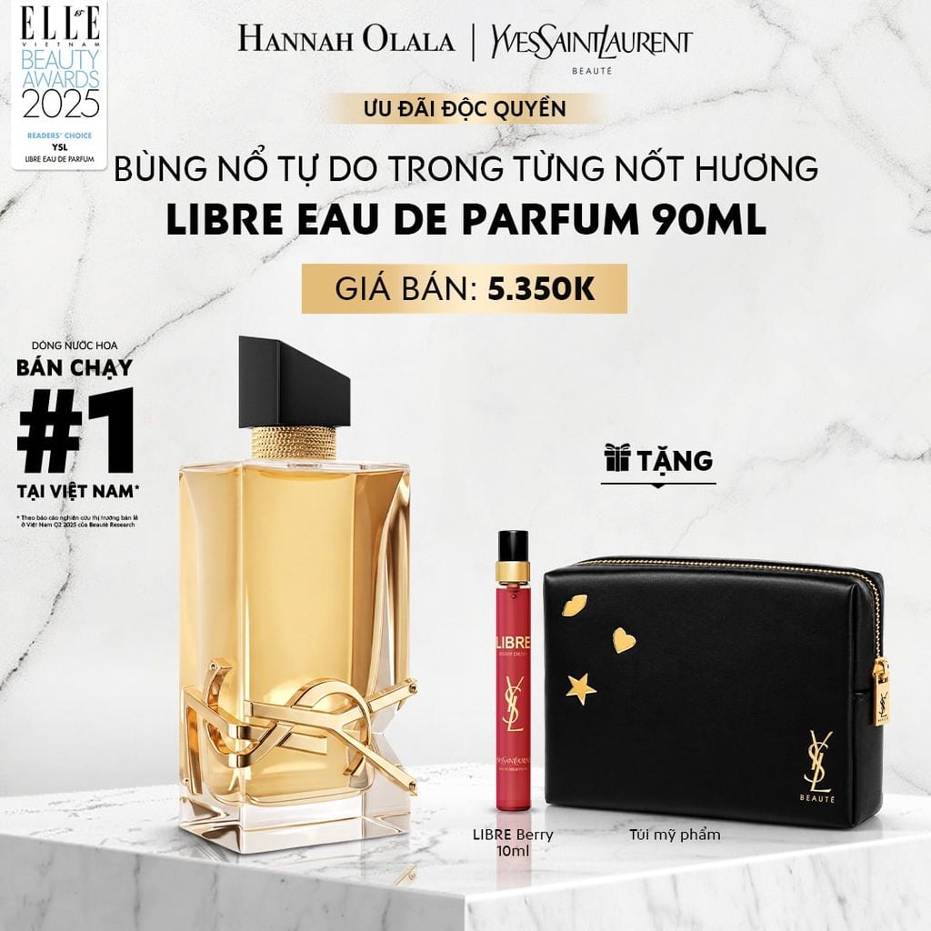  NƯỚC HOA YSL LIBRE EDP 90ML - A179 