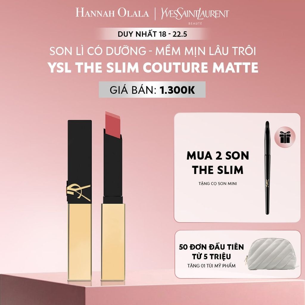  SON LÌ CÓ DƯỠNG YSL THE SLIM COUTURE MATTE_A85 