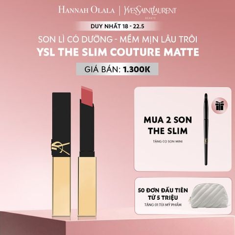  SON LÌ CÓ DƯỠNG YSL THE SLIM COUTURE MATTE_A85 