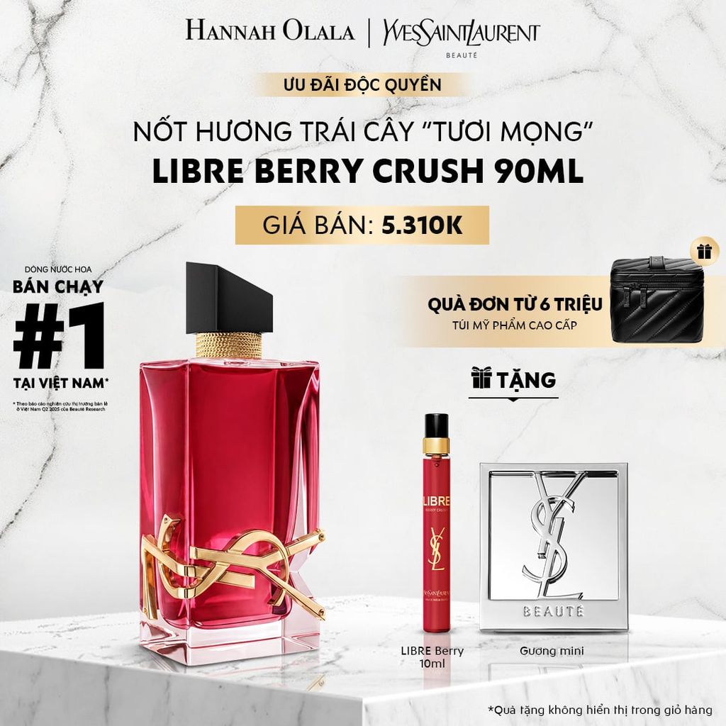  NƯỚC HOA YSL LIBRE BERRY CRUSH 90ML - A1464 