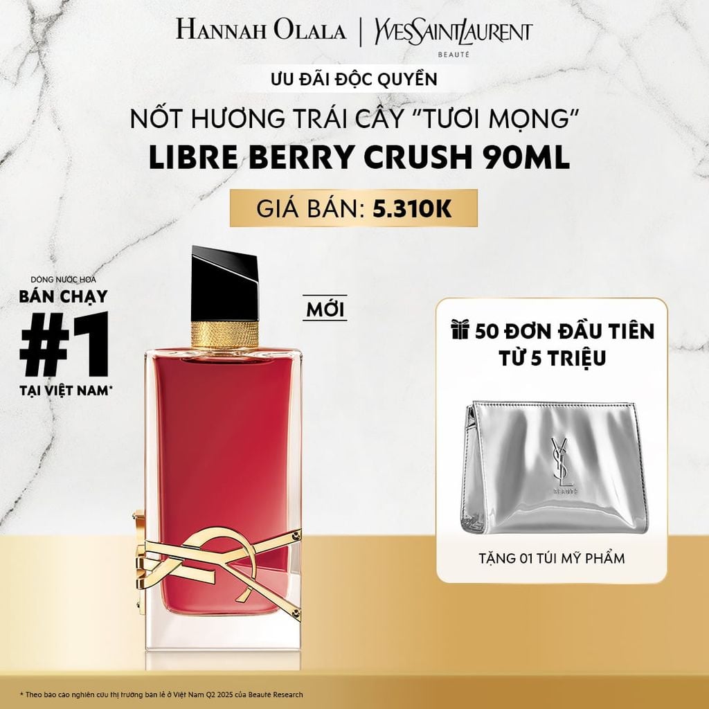  DEAL 9: NƯỚC HOA YSL LIBRE BERRY CRUSH 90ML 