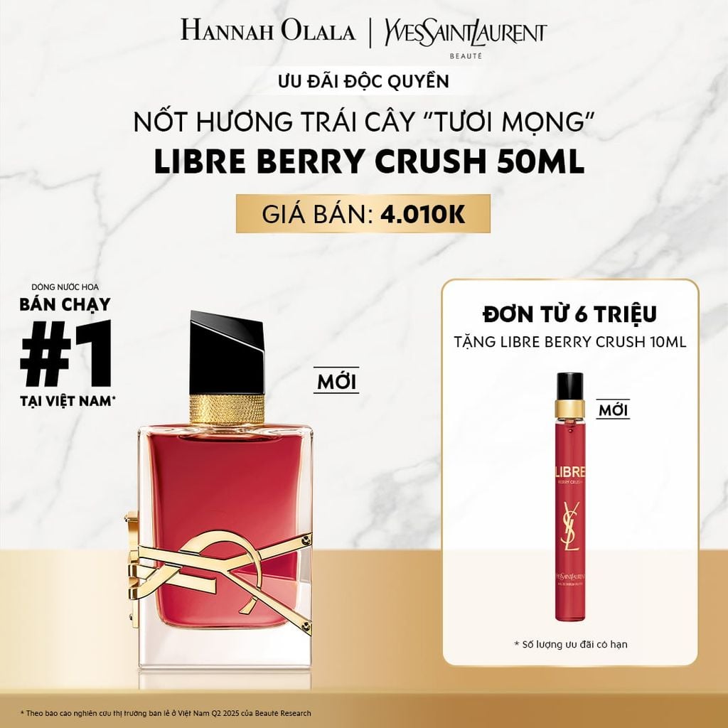  DEAL 7: NƯỚC HOA YSL LIBRE BERRY CRUSH 50ML 