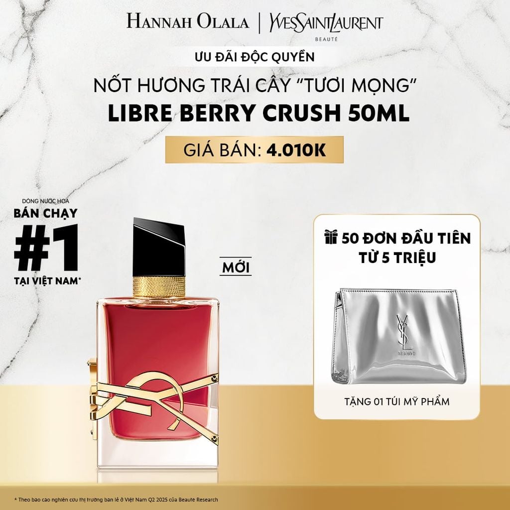  DEAL 8: NƯỚC HOA YSL LIBRE BERRY CRUSH 50ML 