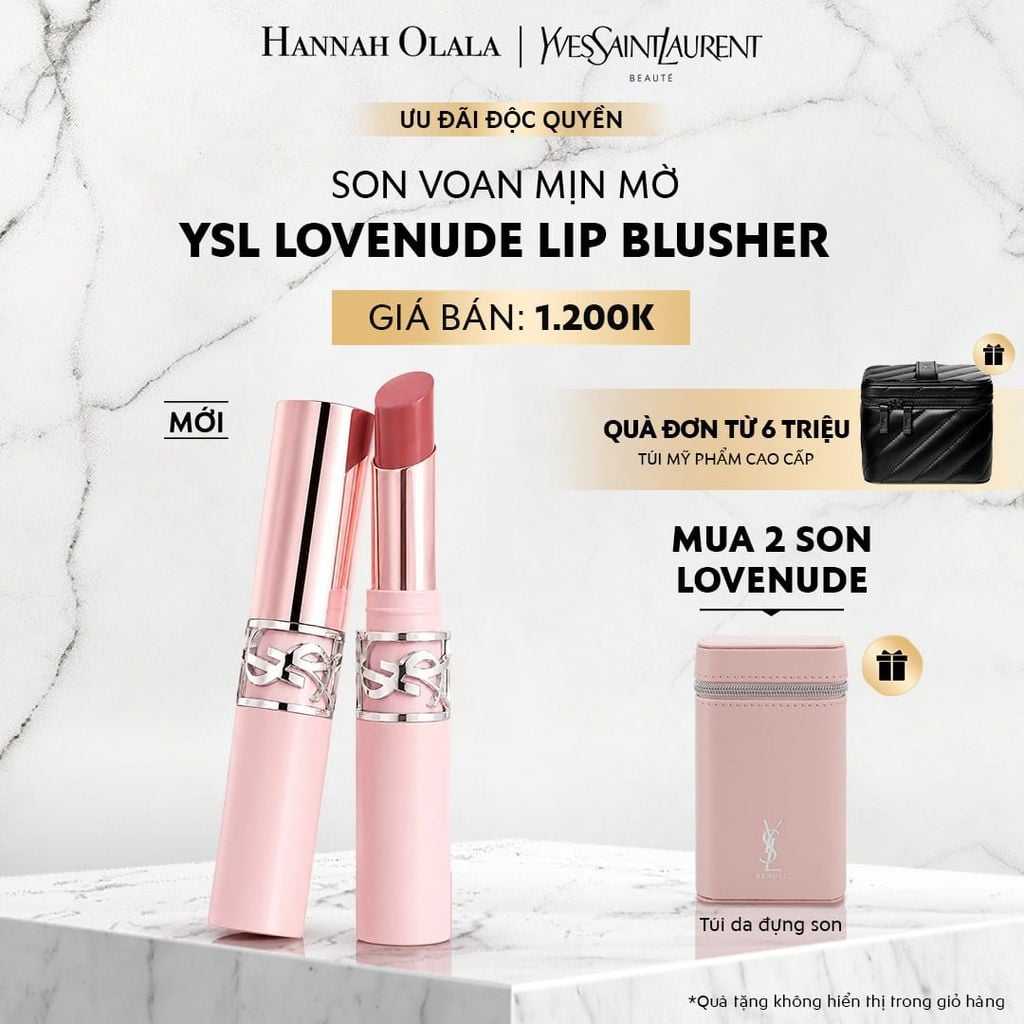  [MỚI] SON VOAN DƯỠNG MỜ LÌ YSL LOVENUDE - A1943 
