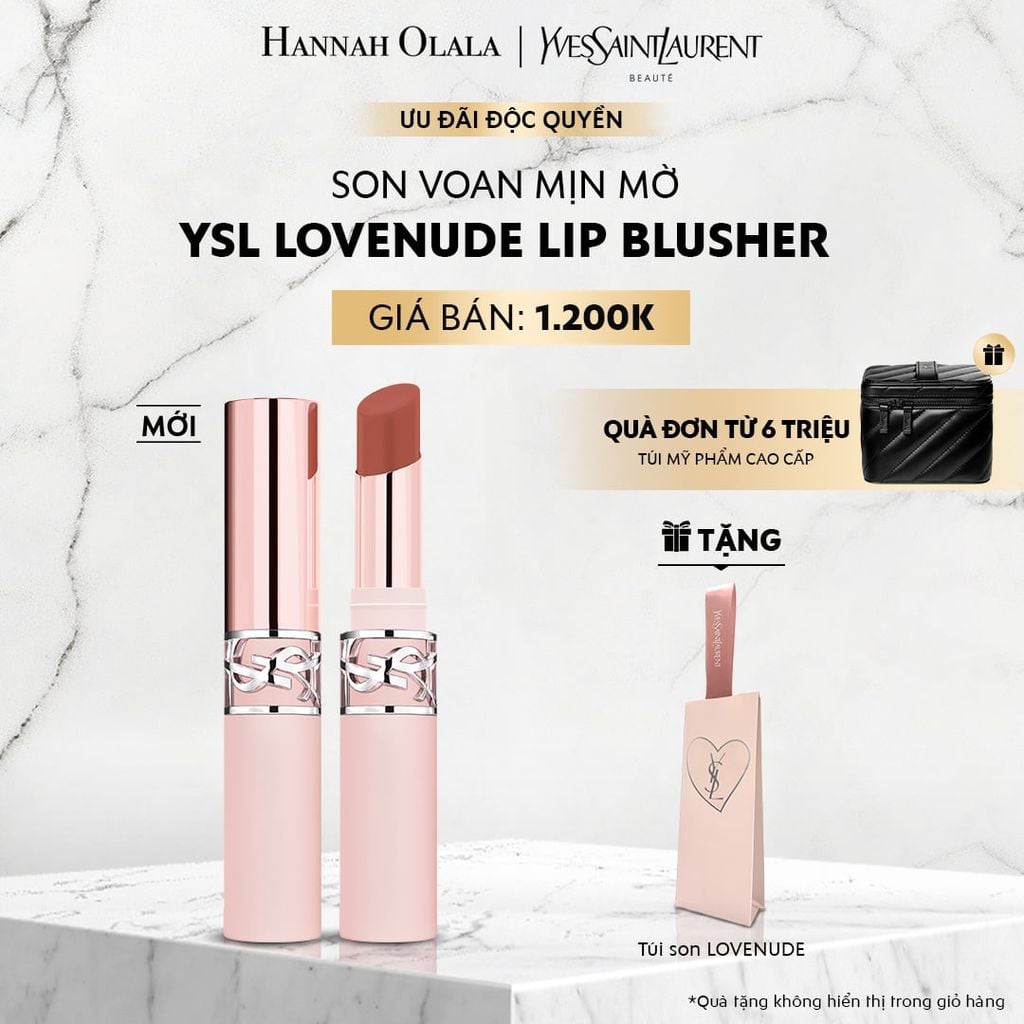  [MỚI] SON VOAN DƯỠNG MỜ LÌ YSL LOVENUDE - A1472 