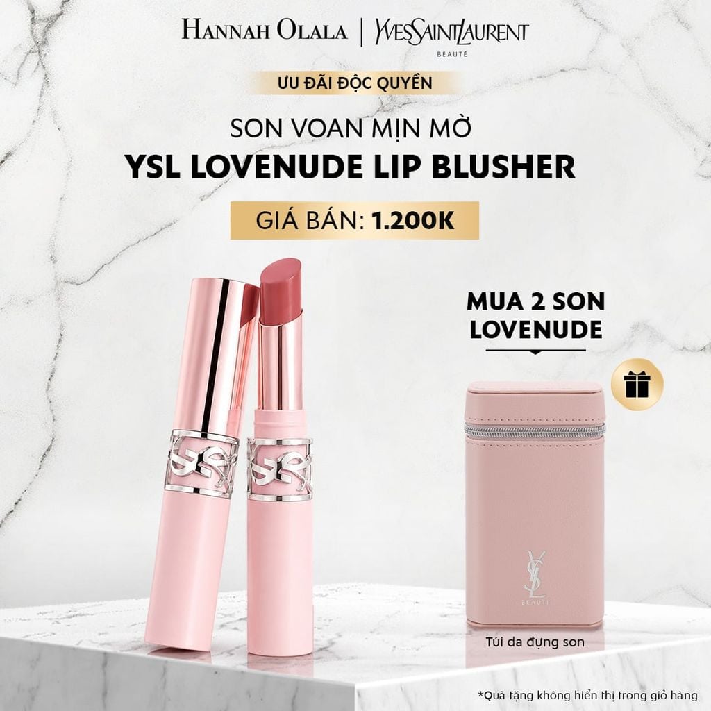  [MỚI] SON VOAN DƯỠNG MỜ LÌ YSL LOVENUDE - E391 
