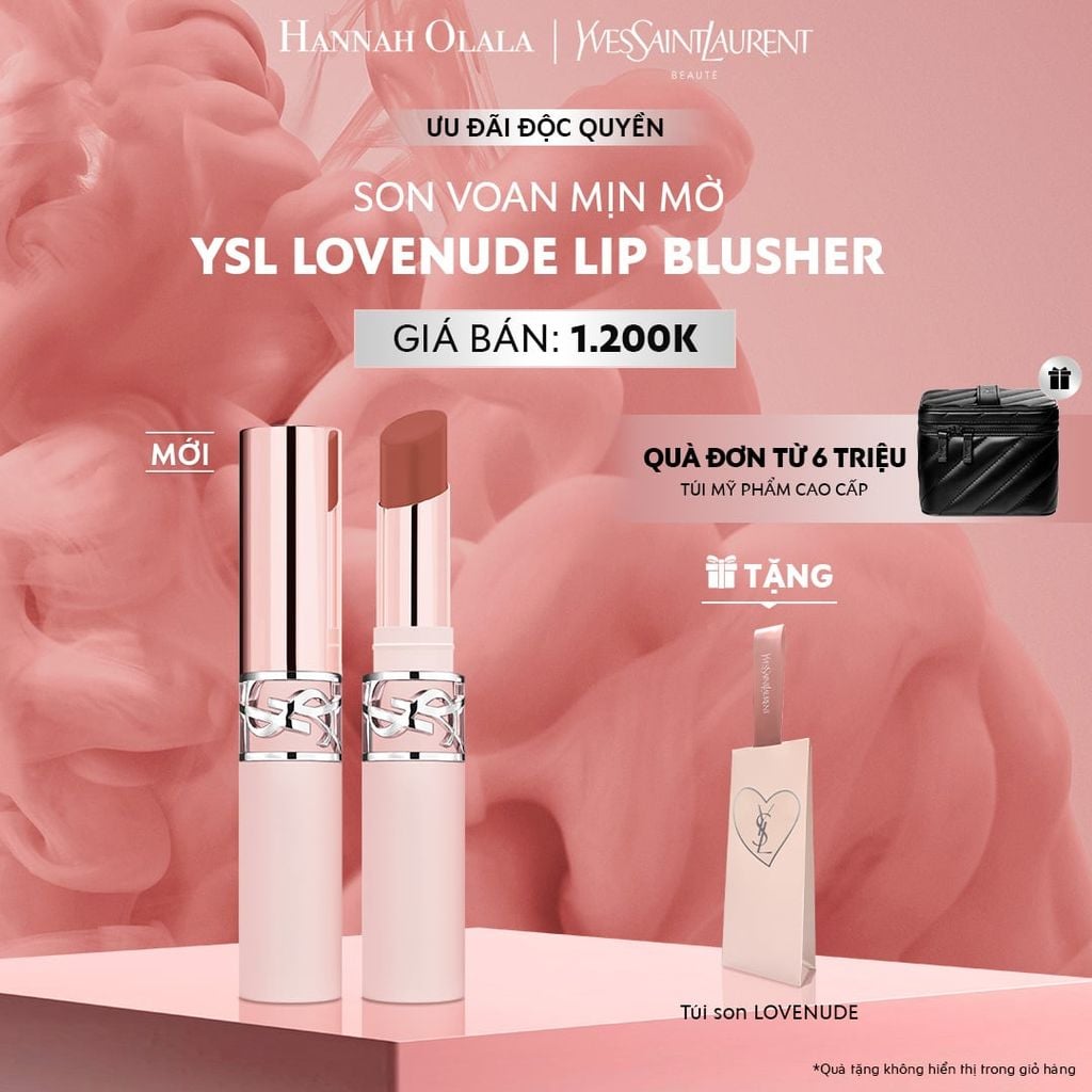  [MỚI] SON VOAN DƯỠNG MỜ LÌ YSL LOVENUDE_ D1888 