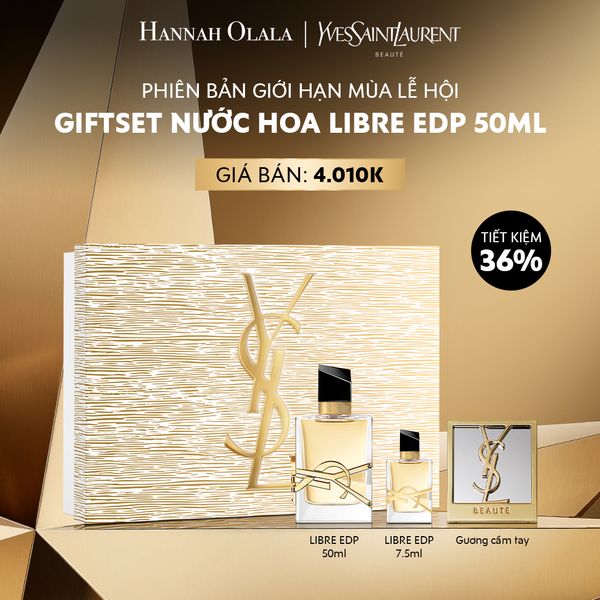 A593_DEAL 4: [PHIÊN BẢN XMAS 2025] SET NƯỚC HOA YSL LIBRE EDP 50ML 