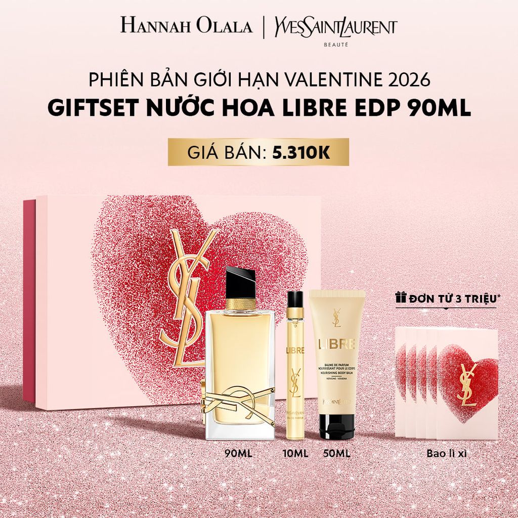  DEAL 7: PHIÊN BẢN GIỚI HẠN VALENTINE 2026 GIFT SET NƯỚC HOA LIBRE EDP 90ML 