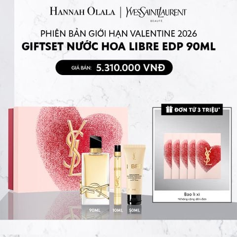  DEAL 5: PHIÊN BẢN GIỚI HẠN VALENTINE 2026
GIFTSET NƯỚC HOA LIBRE EDP 90ML 