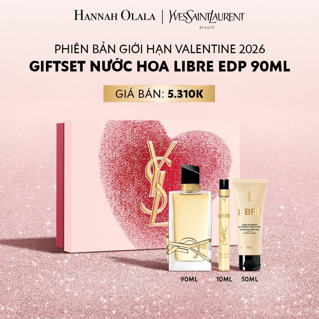  DEAL 5: PHIÊN BẢN GIỚI HẠN VALENTINE 2026
GIFTSET NƯỚC HOA LIBRE EDP 90ML 