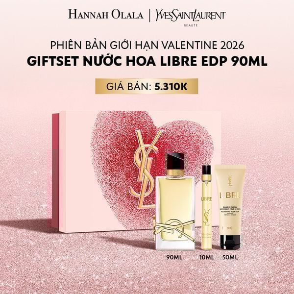  DEAL 5: PHIÊN BẢN GIỚI HẠN VALENTINE 2026
GIFTSET NƯỚC HOA LIBRE EDP 90ML 