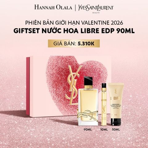  DEAL 5: PHIÊN BẢN GIỚI HẠN VALENTINE 2026
GIFTSET NƯỚC HOA LIBRE EDP 90ML 