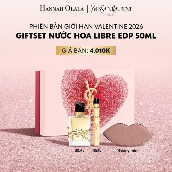  DEAL 6: PHIÊN BẢN GIỚI HẠN VALENTINE 2026
GIFTSET NƯỚC HOA LIBRE EDP 50ML 