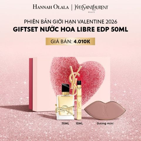  DEAL 6: PHIÊN BẢN GIỚI HẠN VALENTINE 2026
GIFTSET NƯỚC HOA LIBRE EDP 50ML 