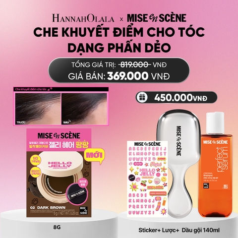  MỚI - PHẤN DẺO CHE KHUYẾT ĐIỂM CHO TÓC MISE EN SCÈNE HELLO JELLY PANGPANG CHE PHỦ PHẦN CHÂN TÓC THƯA, TÓC BỊ HÓI 8G_A991 