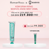  E508_DEAL 3: Kem đánh răng Marvis tuýp Fullsize 75/85ml Trắng răng thơm miệng 