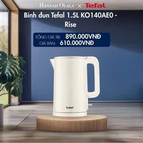  DEAL 19.1: BÌNH ĐUN TEFAL 1.5L KO140AE0 - RISE 