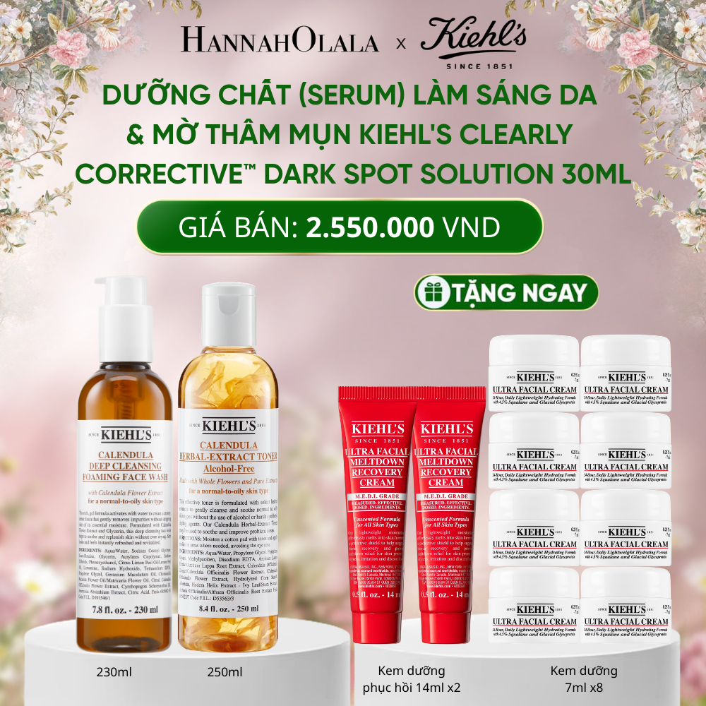  E1022_DEAL 12: BỘ ĐÔI SỮA RỬA MẶT HOA CÚC 230ML & TONER HOA CÚC 250ML GIÚP LÀM SẠCH VÀ LÀM DỊU DA 