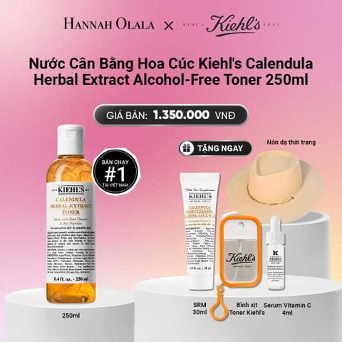  NƯỚC CÂN BẰNG HOA CÚC KIEHL'S CALENDULA HERBAL EXTRACT ALCOHOL-FREE TONER 250ML_A1339 