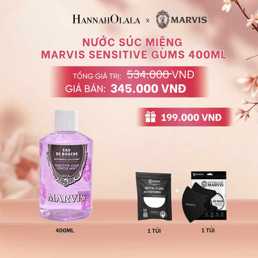  NƯỚC SÚC MIỆNG MARVIS MOUTHWASH 400ML - A1258 