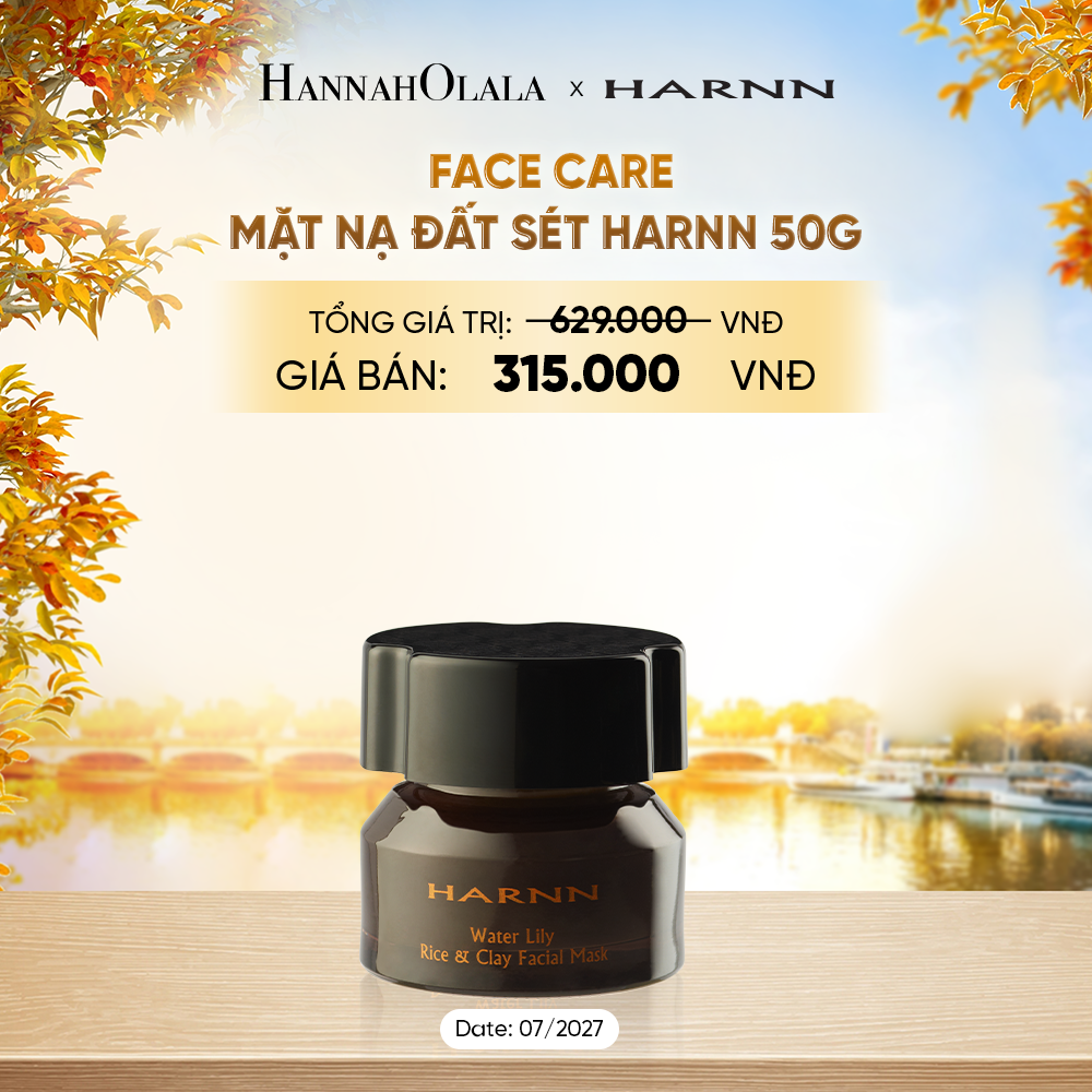  [SALE CẬN DATE] FACE CARE - TẨY TẾ BÀO CHẾT/ MẶT NẠ ĐẤT SÉT HARNN 50G - E209 