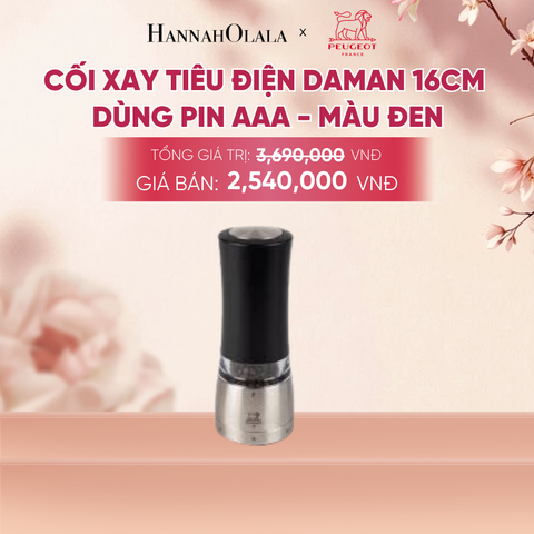  CỐI XAY TIÊU ĐIỆN DAMAN 16CM DÙNG PIN AAA - A1087 