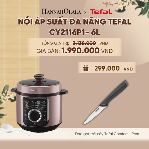  NỒI ÁP SUẤT ĐA NĂNG TEFAL CY2116P1- 6L - A642 