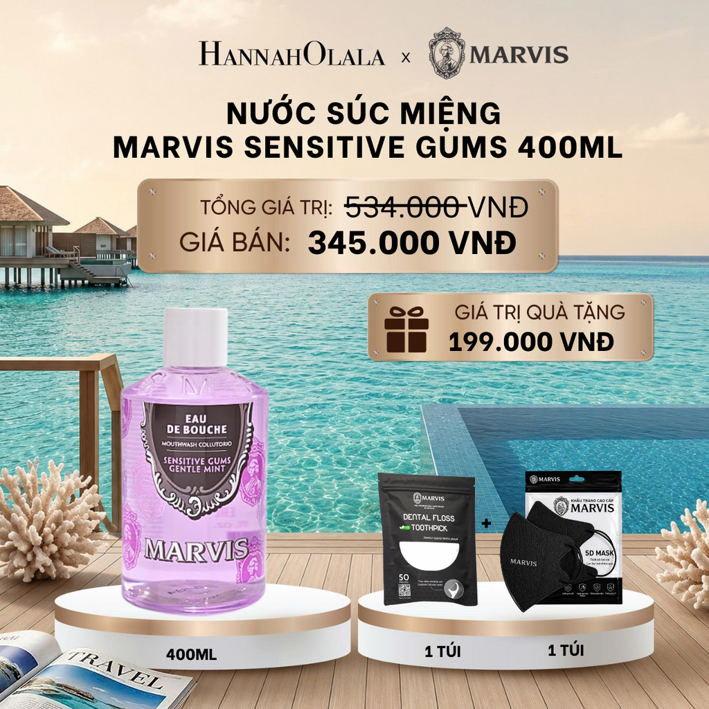  NƯỚC SÚC MIỆNG MARVIS MOUTHWASH 400ML_ D620 