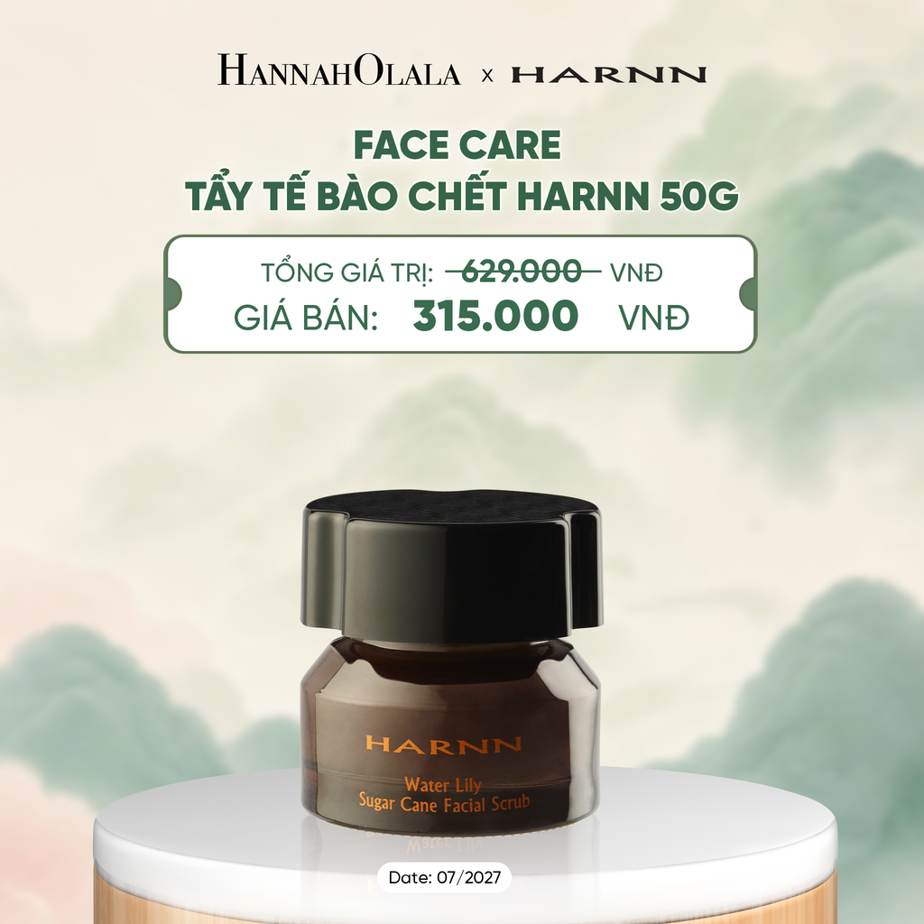  [SALE CẬN DATE] FACE CARE - TẨY TẾ BÀO CHẾT/ MẶT NẠ ĐẤT SÉT HARNN 50G - A4094 