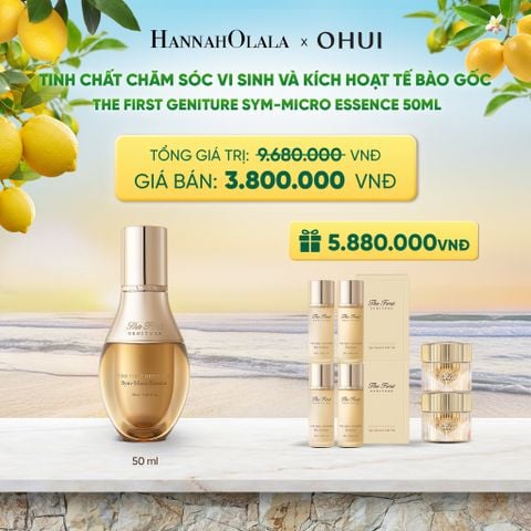  TINH CHẤT CHĂM SÓC VI SINH VÀ KÍCH HOẠT TẾ BÀO GỐC OHUI THE FIRST GENITURE SYM-MICRO ESSENCE 50ML - A78 